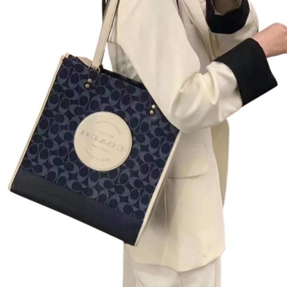 Coach Chambray denim tote C2823 NWT$395